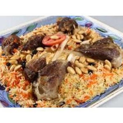 نفر بخاري لحم مع رز
