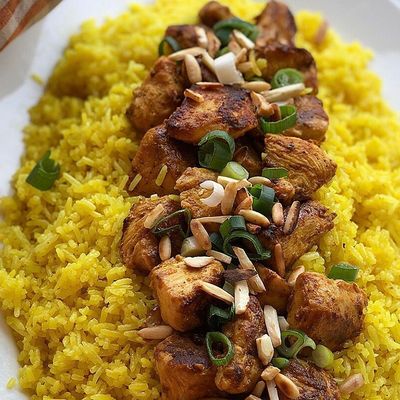 Quarter Chicken Shish With Rice