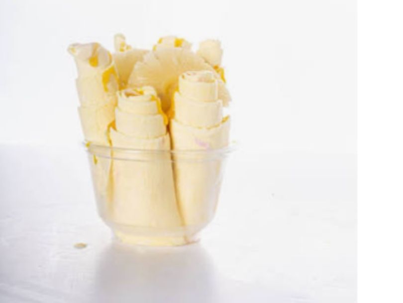 Pineapple Ice Cream Roll