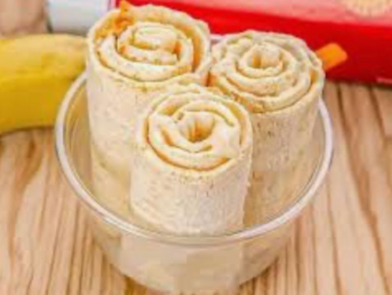 Fresh Banana Roll Ice Cream