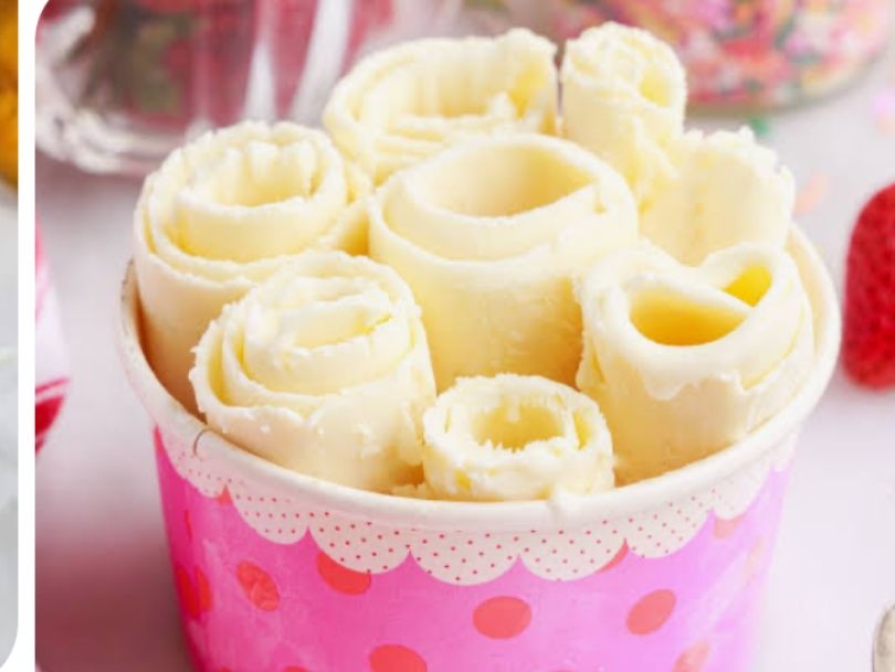 Vanilla Ice Cream Roll