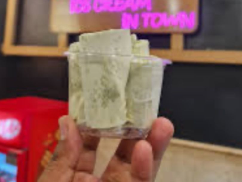 Pistachio Ice Cream Roll