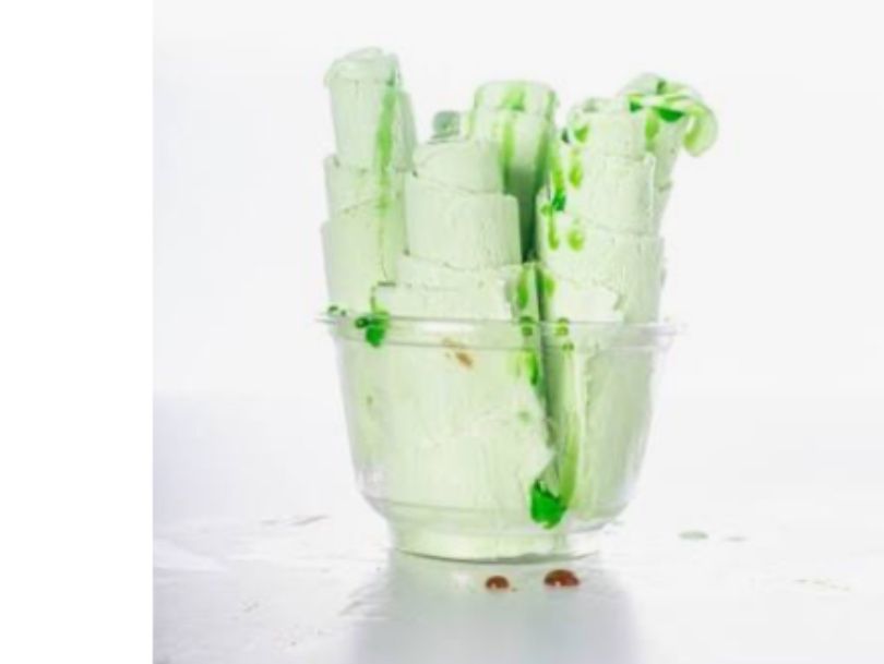 Apple Roll Ice Cream