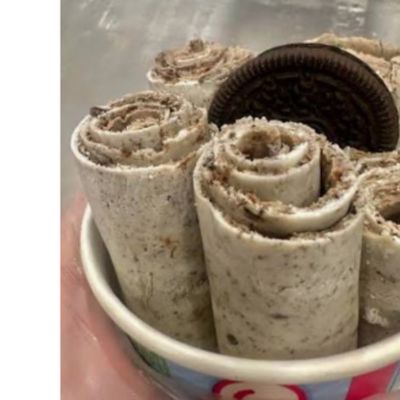 Oreo Roll Ice Cream