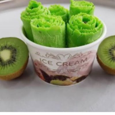 Kiwi Roll Ice Cream