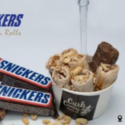 Snickers Roll Ice Cream