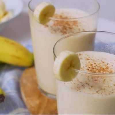 Banana With Milk & Caramel