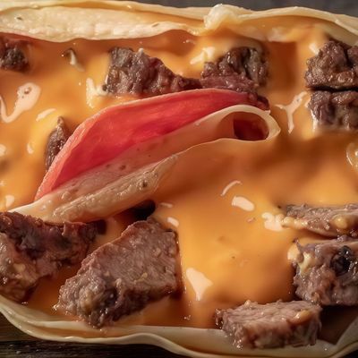 Smoked Beef With Mushacom Crepe