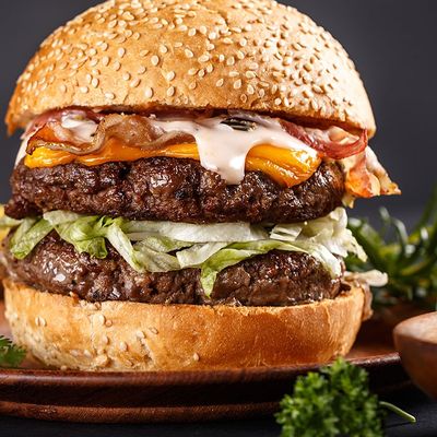 Jumbo Beef Burger With Egg