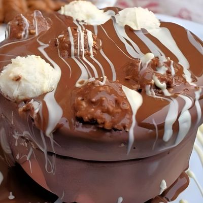 Nutella Casserole With Raffaello Chocolate Pieces