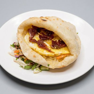Pastrami Omelette Sandwich
