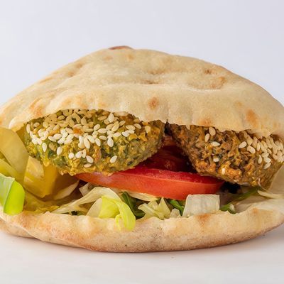 Ta'ameya (Fava Bean Falafel) with Egg