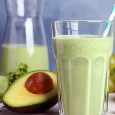 Avocado yogurt honey