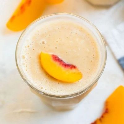 Peach yogurt