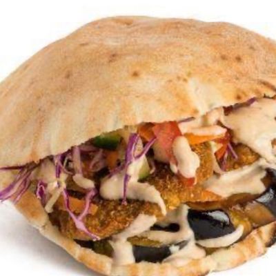 Eggplant Taamia Sandwich