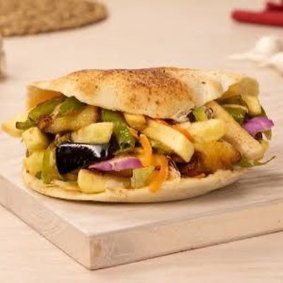 Eggplant Fries Sandwich