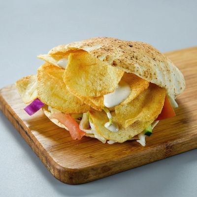 Ketchup Chips Sandwich