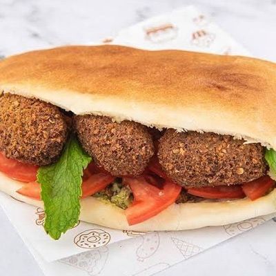 Falafel With Parsley Feta Cheese
