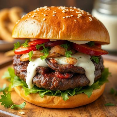 Ranch Or BBQ Burger