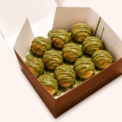 Mini Pistachio Pancakes
