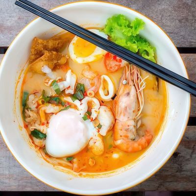 Seafood Tom Yum Noodle Soup