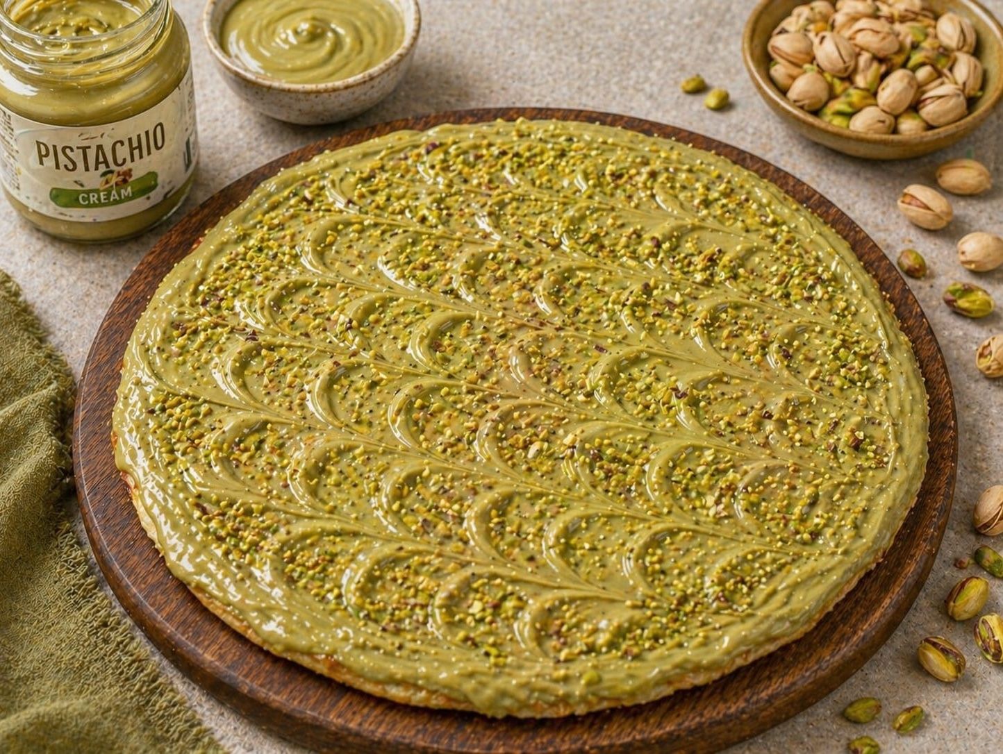 Pistachio pie