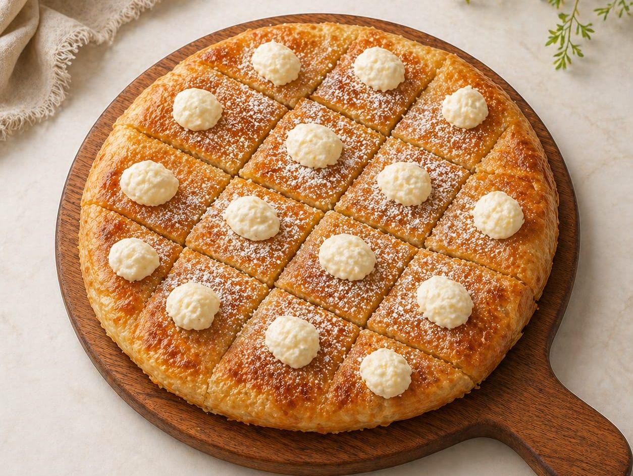 Halawa and cream cheese pie