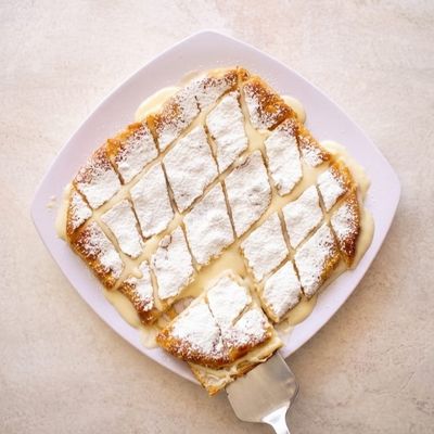 Sugar and cream pie