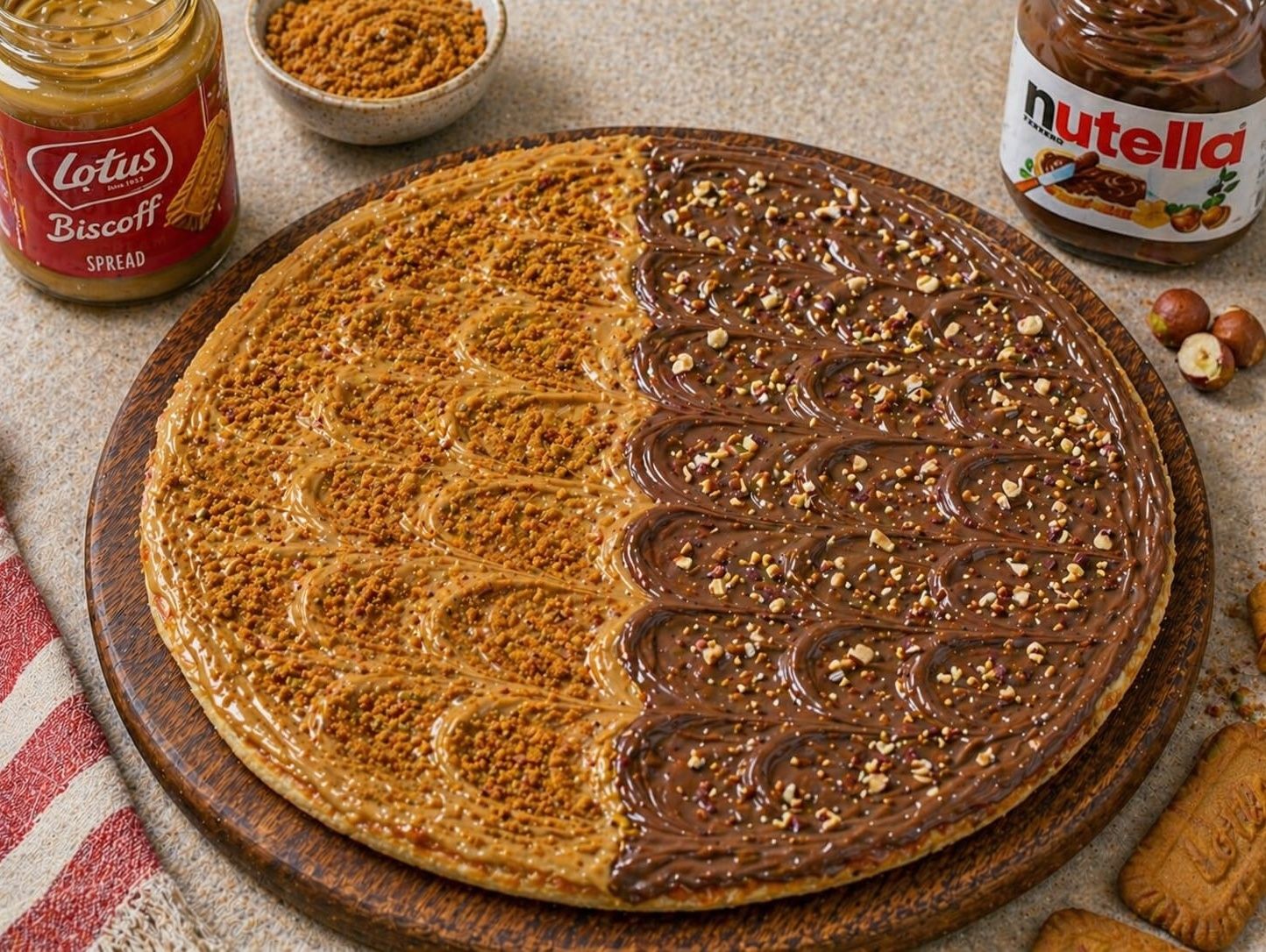 Nutella and Lotus Pie