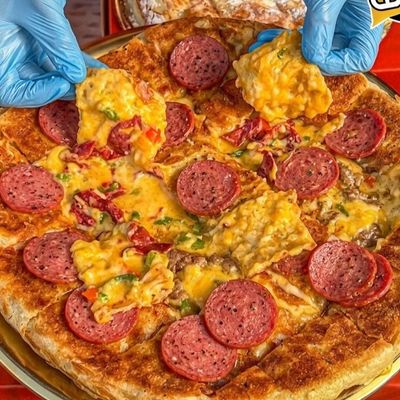 Salami pie