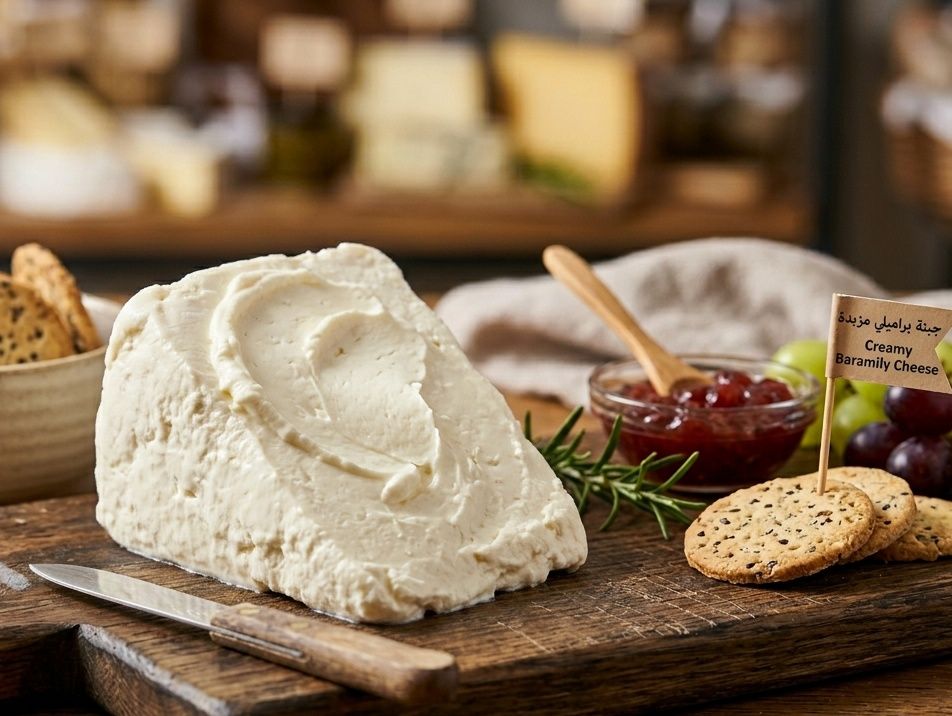A quarter of a creamy Barremili