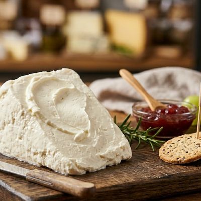 A quarter of a creamy Barremili