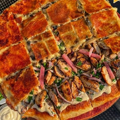 Chicken Shawarma Pie