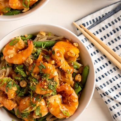Sweet Chili Shrimp with Noodles