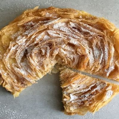 Custard and milk Pie
