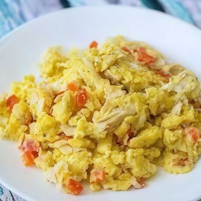 Turkey And Cheese Scramble