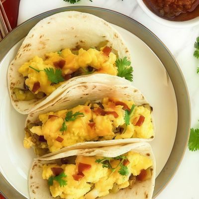 Scrambled Egg Taco