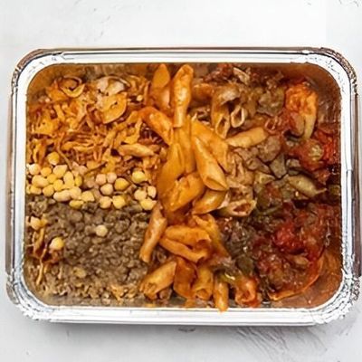 Koshary Mix On Chicken Casserole