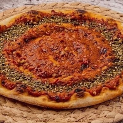 Muhammara with Zaatar