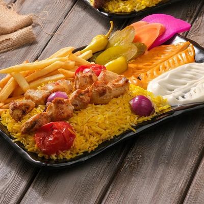 Charcoal Shish Tawook Meal