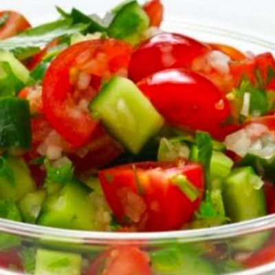 Box of fresh baladi salad