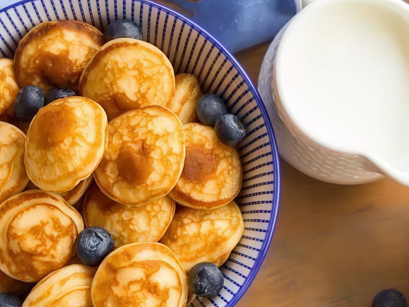 Mini Pancakes Honey