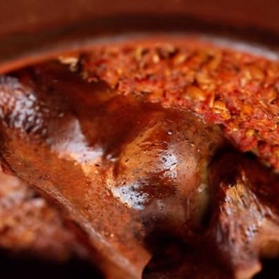 Pigeon Tagine with Freekeh