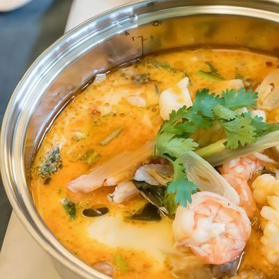 Pasta With Cuttlefish And Shrimp