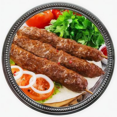Charcoal-Grilled Barqi Lamb Kofta
