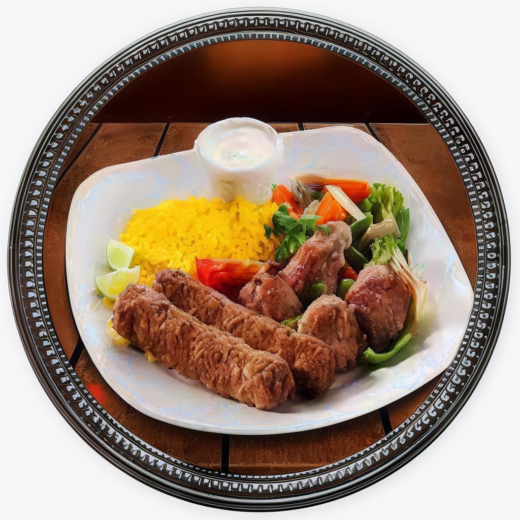 1/3 Mixed Barqi Lamb Meal