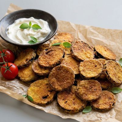 Fried eggplant box