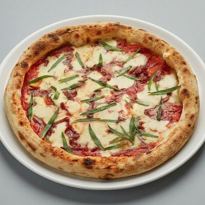 Pastrami pizza