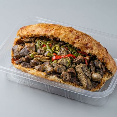 Lamb Hawawshi with Liver and Sausage