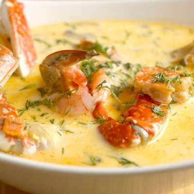 Ika Seafood With Cream Soup